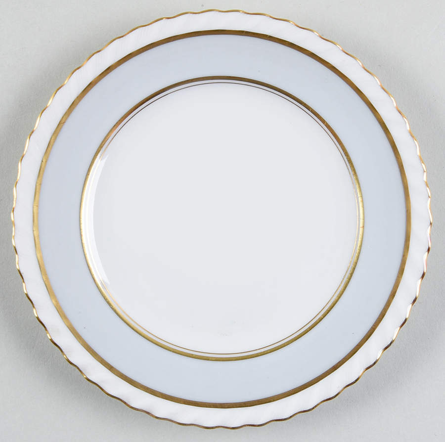 French Gray Bread & Butter Plate by Franconia-Krautheim & Adelburg-1