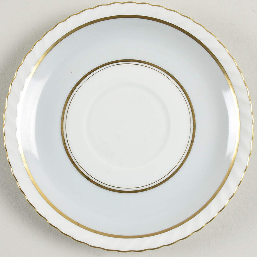 French Gray Saucer by Franconia-Krautheim & Adelburg-1