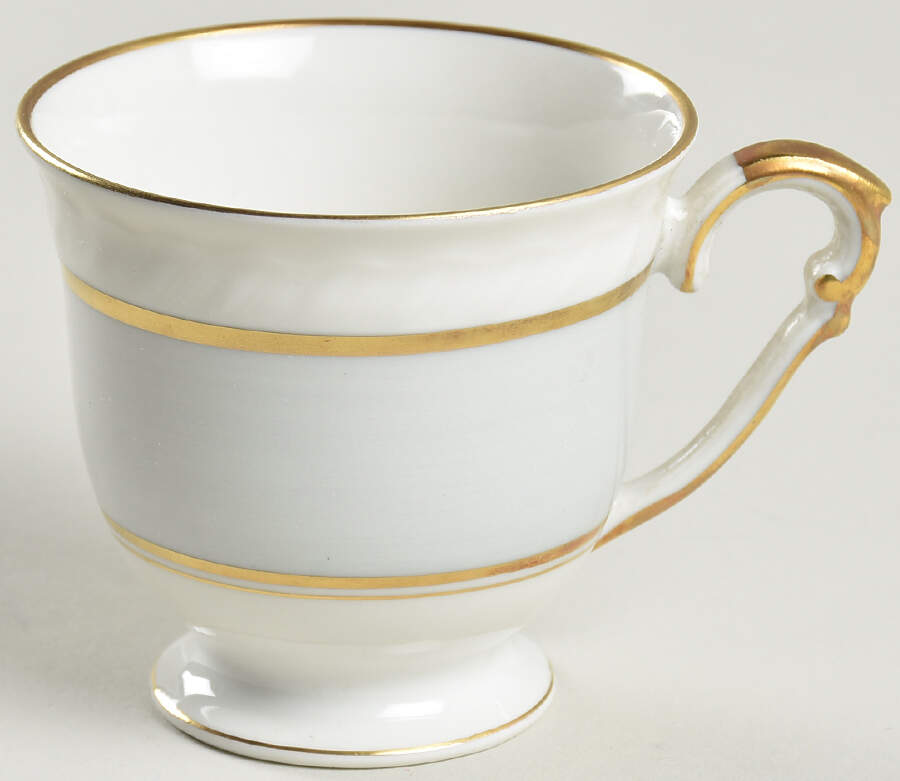 French Gray Footed Demitasse Cup by Franconia-Krautheim & Adelburg-1