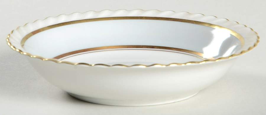 French Gray Fruit/Dessert (Sauce) Bowl by Franconia-Krautheim & Adelburg-1