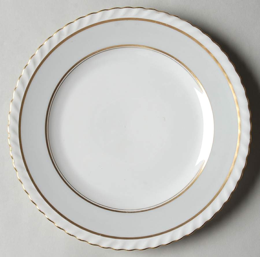 French Gray Salad Plate by Franconia-Krautheim & Adelburg-1