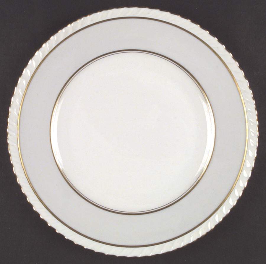 French Gray Dinner Plate by Franconia-Krautheim & Adelburg-1