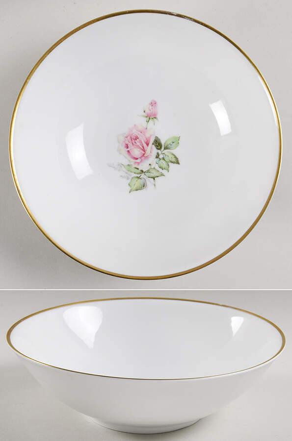 Franconia Rose 8" Round Vegetable Bowl by Franconia-Krautheim & Adelburg-1