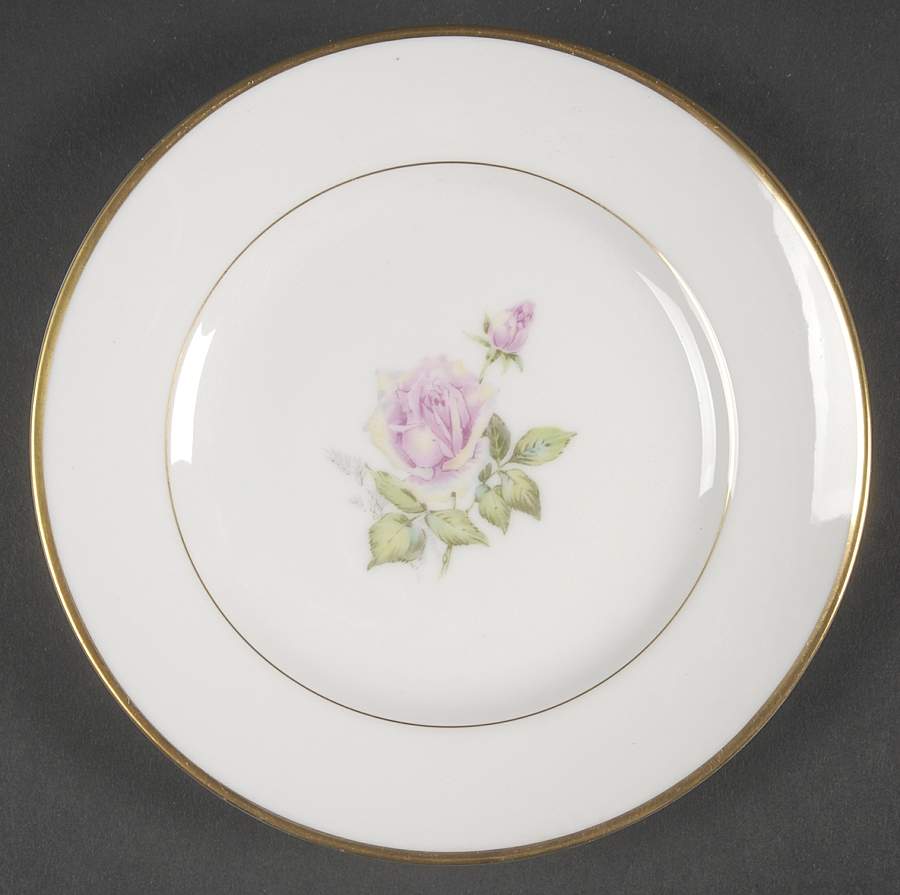Franconia Rose Bread & Butter Plate by Franconia-Krautheim & Adelburg-1