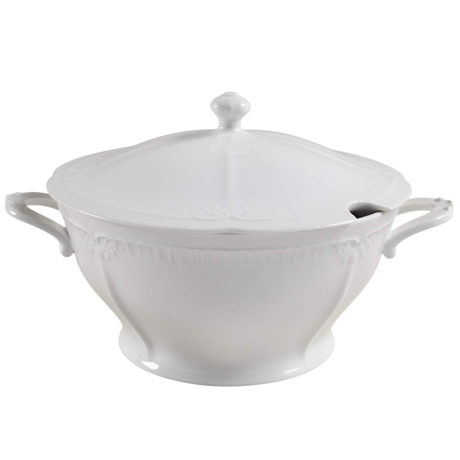 Franconia White Tureen & Lid by Franconia-Krautheim & Adelburg-1