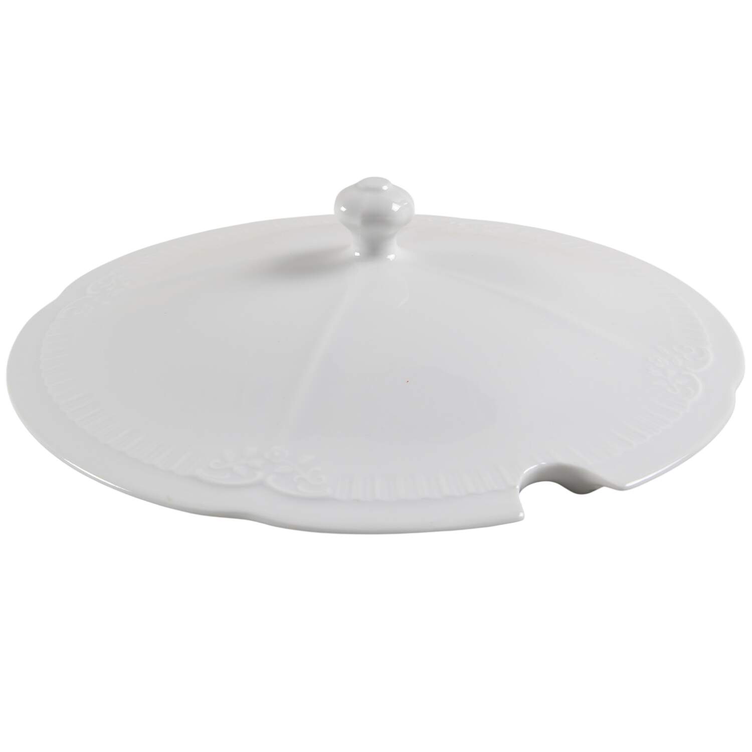 Franconia White Lid for Tureen by Franconia-Krautheim & Adelburg-1