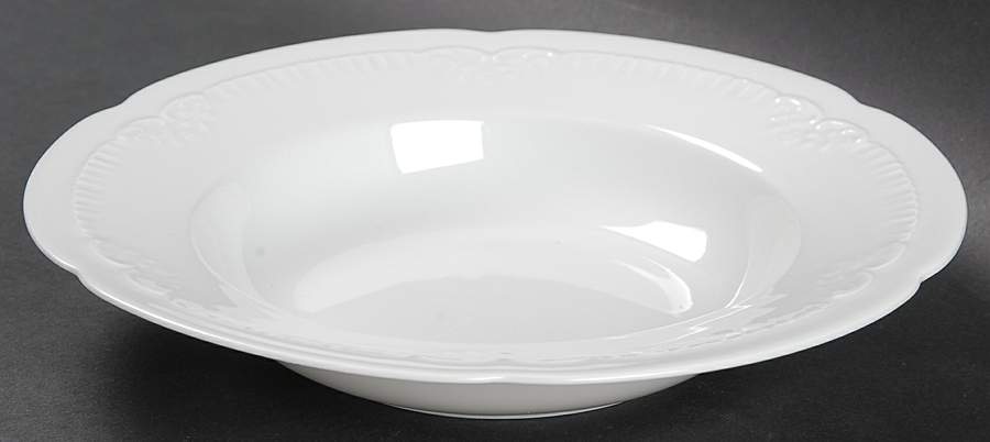 Franconia White Rim Soup Bowl by Franconia-Krautheim & Adelburg-1