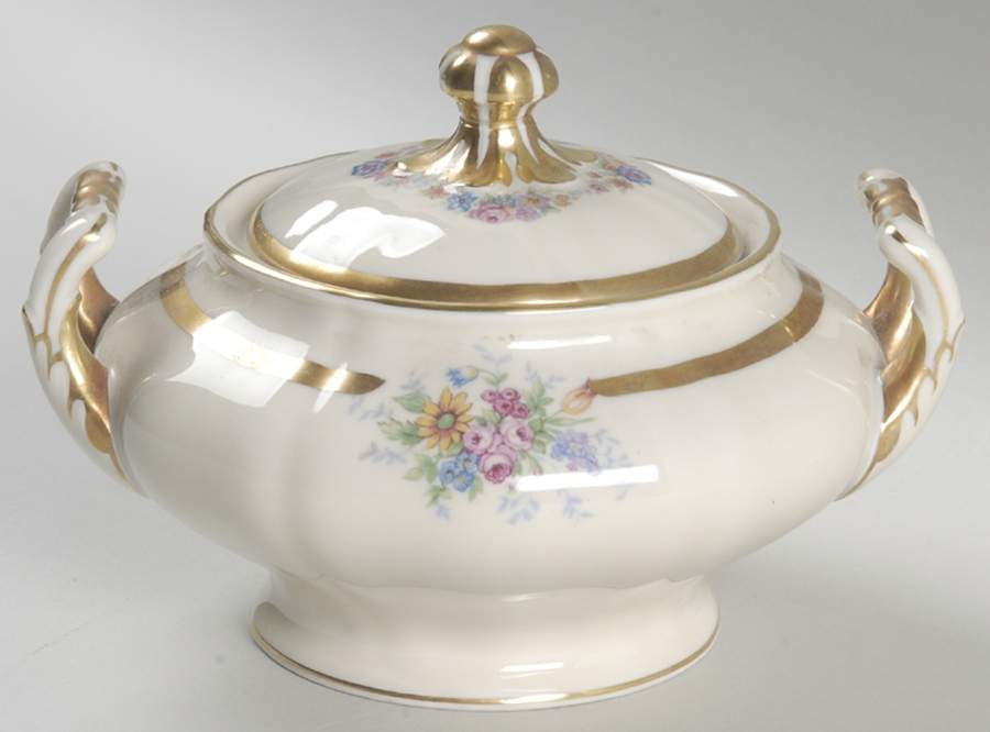 Gilda Sugar Bowl & Lid by Franconia-Krautheim & Adelburg-1