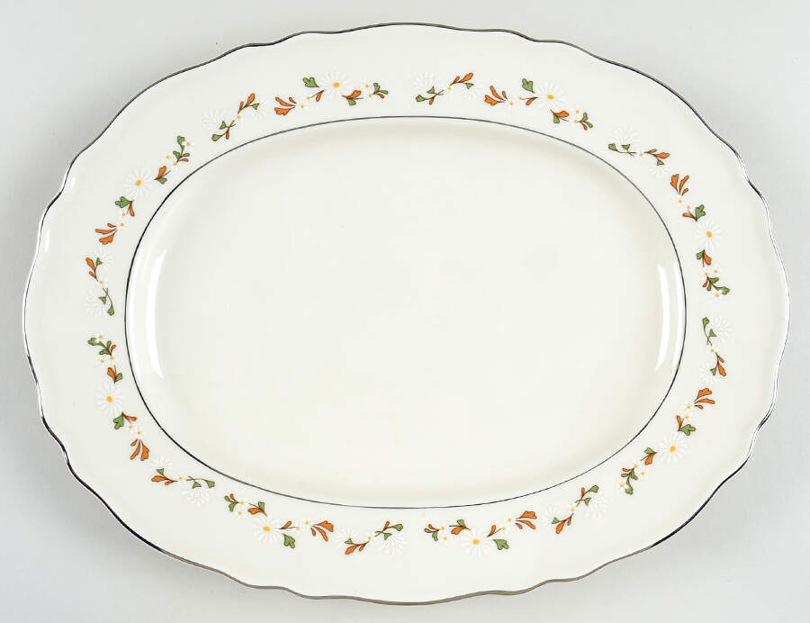 Glendale 13" Oval Serving Platter by Franconia-Krautheim & Adelburg-1