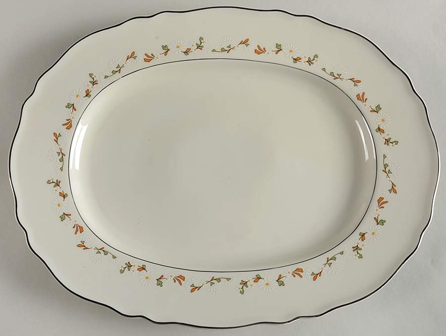 Glendale 15" Oval Serving Platter by Franconia-Krautheim & Adelburg-1