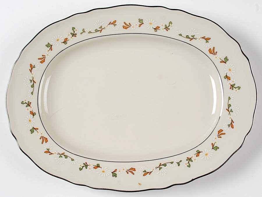 Glendale 12" Oval Serving Platter by Franconia-Krautheim & Adelburg-1