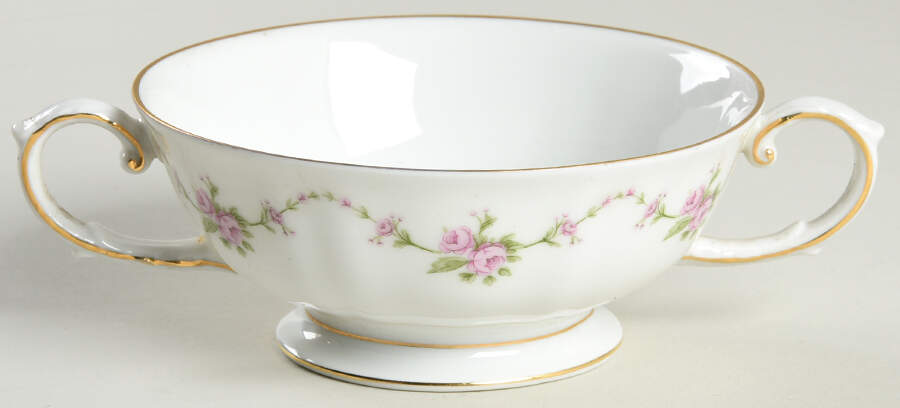 Gloria Footed Cream Soup Bowl by Franconia-Krautheim & Adelburg-1