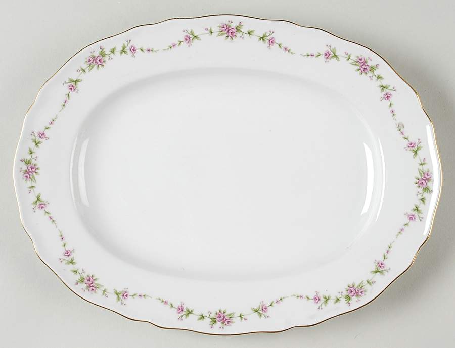 Gloria 12" Oval Serving Platter by Franconia-Krautheim & Adelburg-1