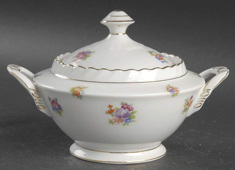 Gretchen Sugar Bowl & Lid by Franconia-Krautheim & Adelburg-1