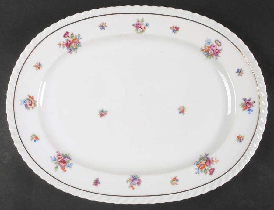 Gretchen 15" Oval Serving Platter by Franconia-Krautheim & Adelburg-1