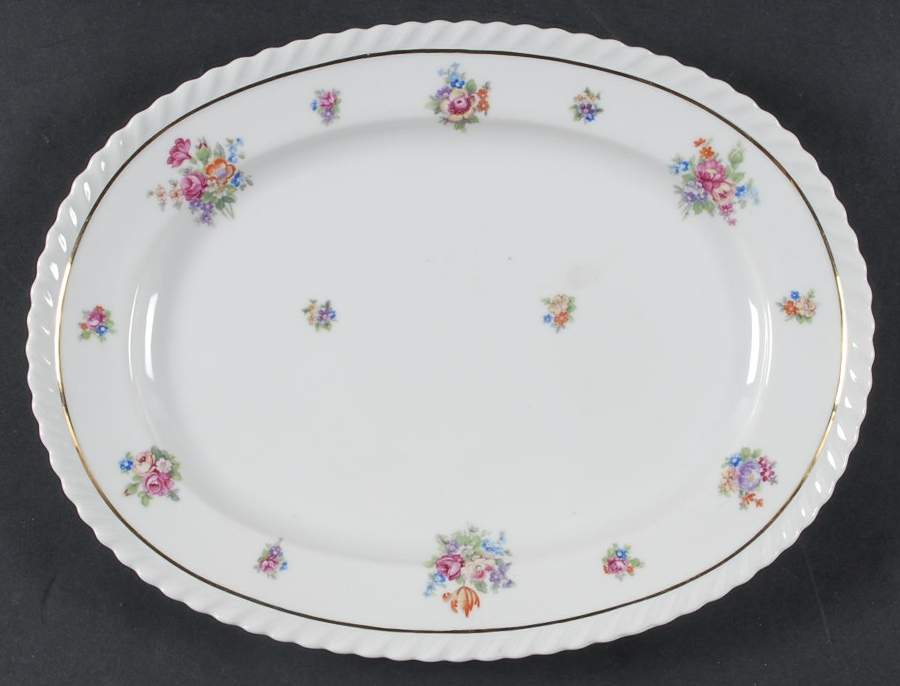 Gretchen 12" Oval Serving Platter by Franconia-Krautheim & Adelburg-1