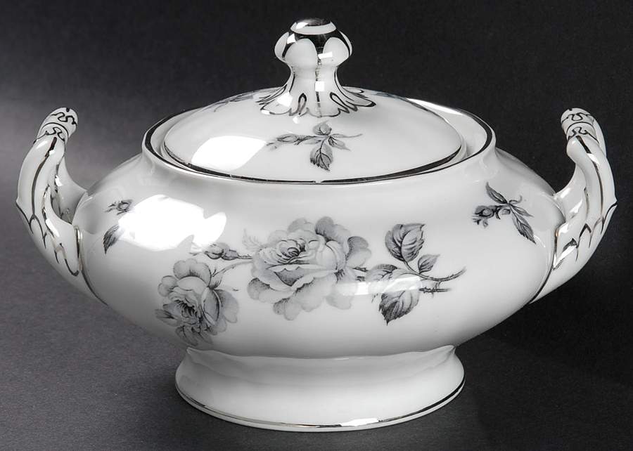 Grixella Sugar Bowl & Lid by Franconia-Krautheim & Adelburg-1