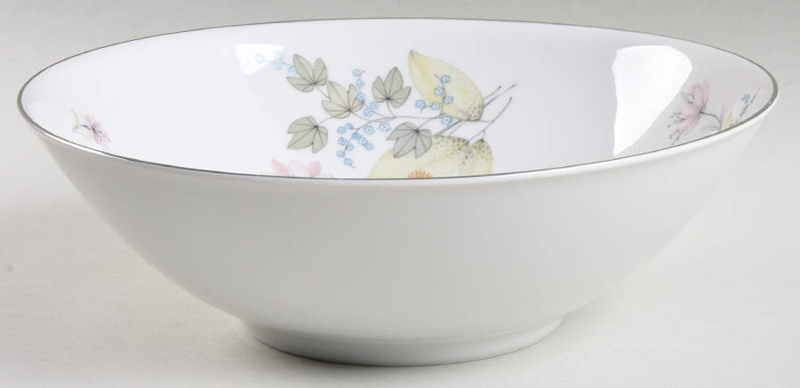 Hermosa (Platinum Trim) 9" Round Vegetable Bowl by Franconia-Krautheim & Adelburg-1