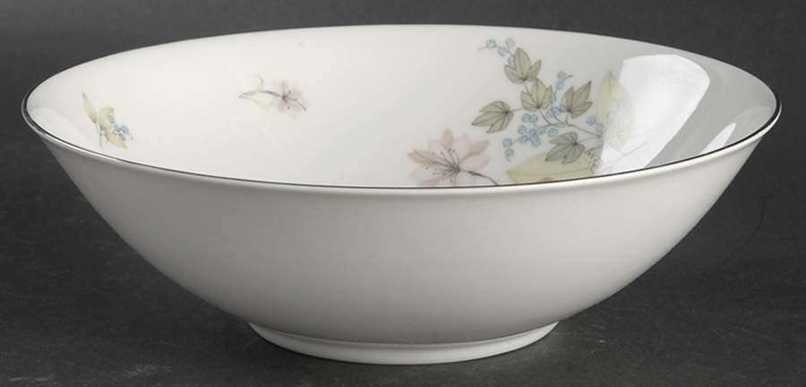 Hermosa (Platinum Trim) 8" Round Vegetable Bowl by Franconia-Krautheim & Adelburg-1