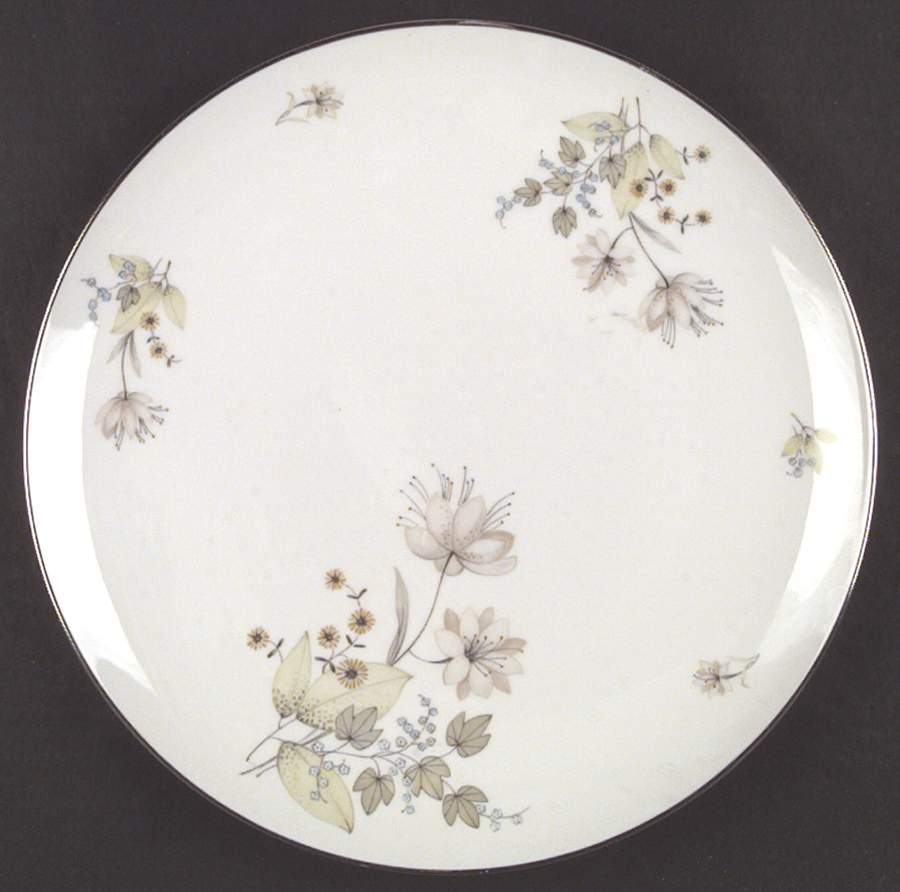 Hermosa (Platinum Trim) Dinner Plate by Franconia-Krautheim & Adelburg-1