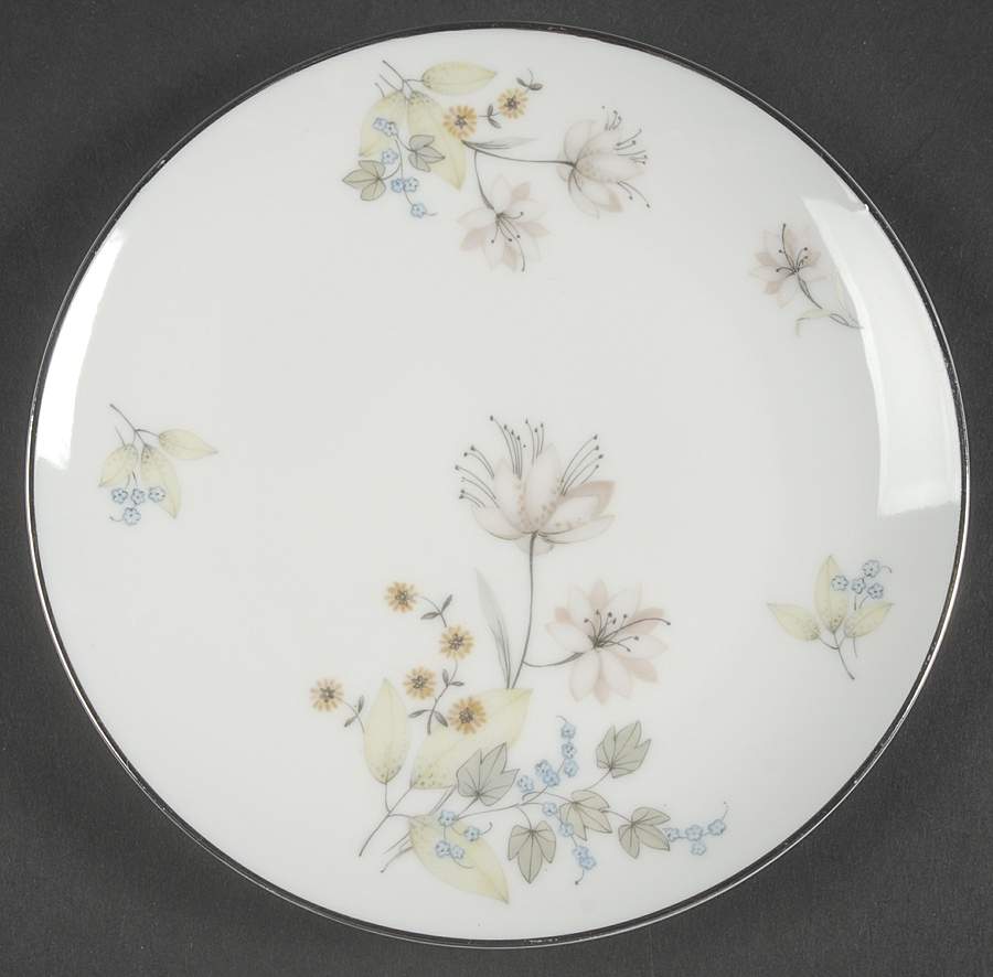 Hermosa (Platinum Trim) Bread & Butter Plate by Franconia-Krautheim & Adelburg-1