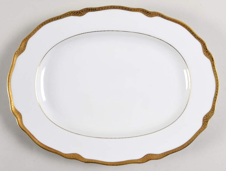 Jewel 11" Oval Serving Platter by Franconia-Krautheim & Adelburg-1