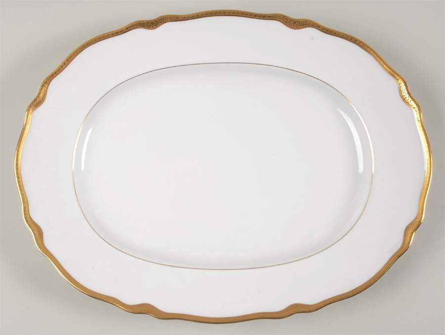 Jewel 15" Oval Serving Platter by Franconia-Krautheim & Adelburg-1