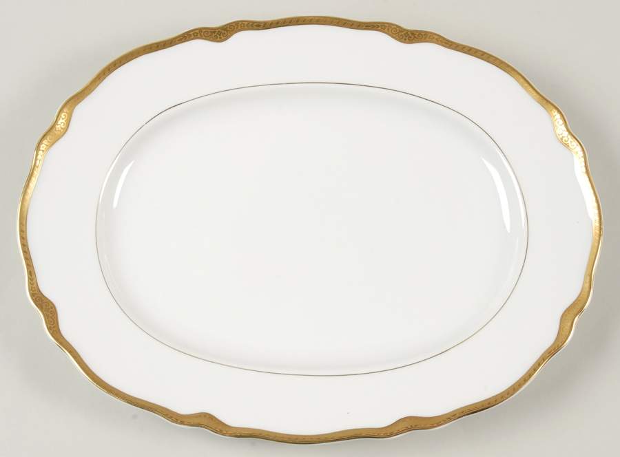Jewel 13" Oval Serving Platter by Franconia-Krautheim & Adelburg-1