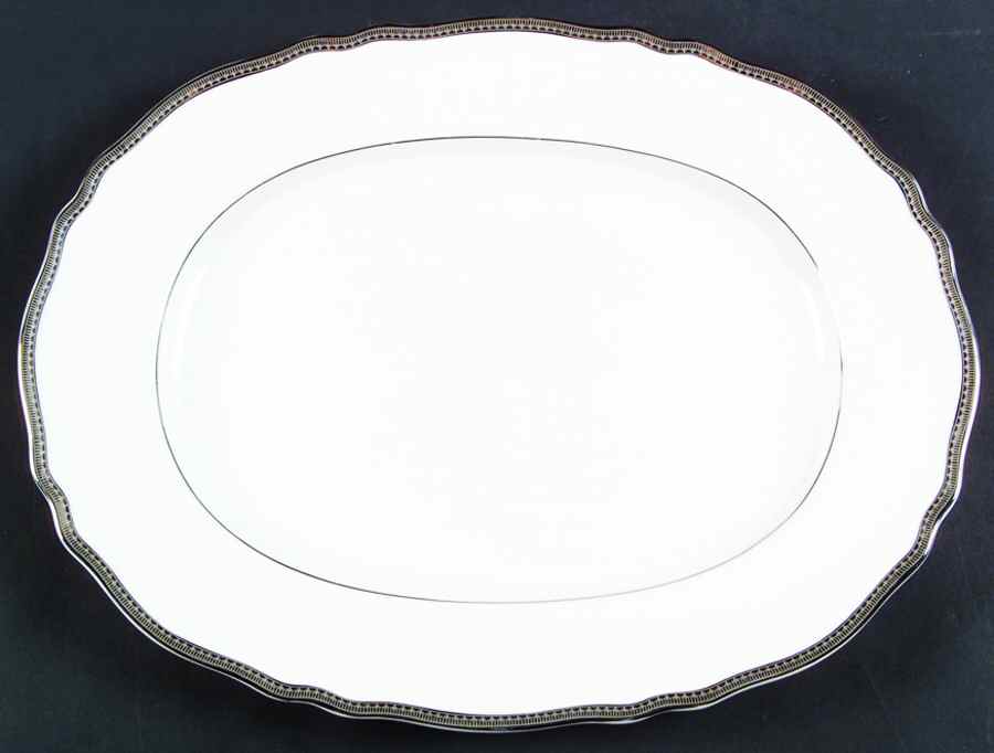 La Duchesse 15" Oval Serving Platter by Franconia-Krautheim & Adelburg-1
