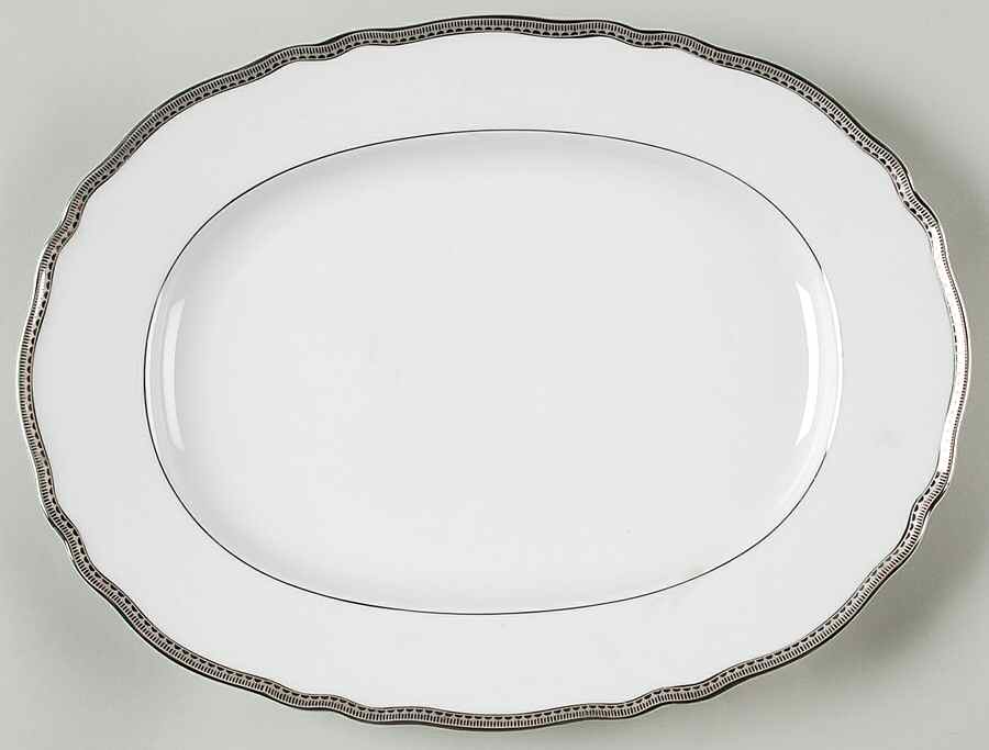 La Duchesse 13" Oval Serving Platter by Franconia-Krautheim & Adelburg-1