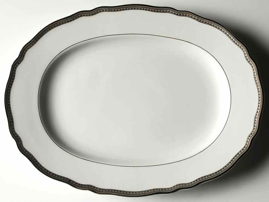 La Duchesse 12" Oval Serving Platter by Franconia-Krautheim & Adelburg-1