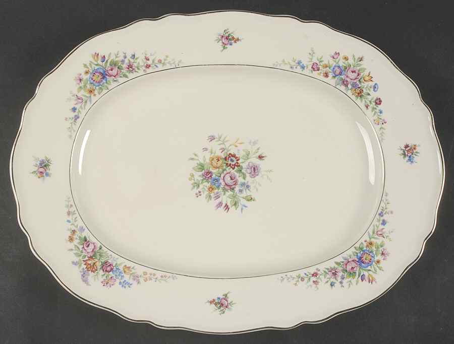 Lakme 15" Oval Serving Platter by Franconia-Krautheim & Adelburg-1