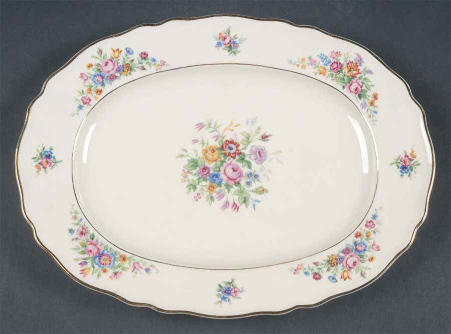 Lakme 11" Oval Serving Platter by Franconia-Krautheim & Adelburg-1