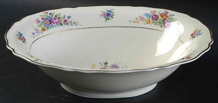 Lakme 9" Oval Vegetable Bowl by Franconia-Krautheim & Adelburg-1