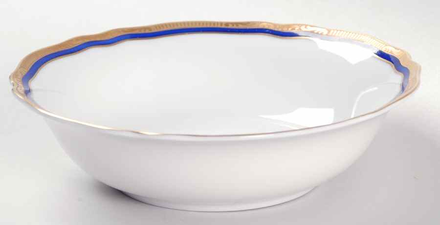 La Marquise (Blue Cobalt Band) Fruit/Dessert (Sauce) Bowl by Franconia-Krautheim & Adelburg-1