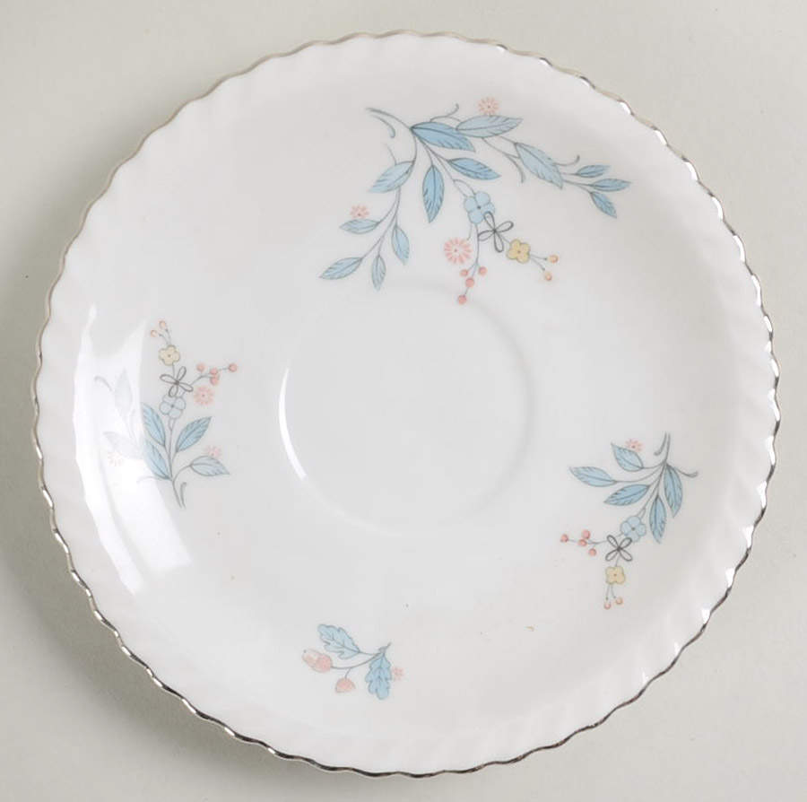 Laurel Oak Saucer for Footed Cup by Franconia-Krautheim & Adelburg-1
