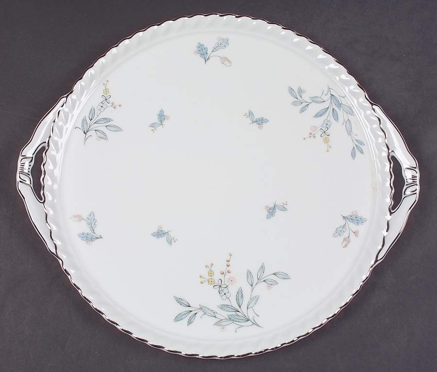 Laurel Oak Handled Cake Plate by Franconia-Krautheim & Adelburg-1