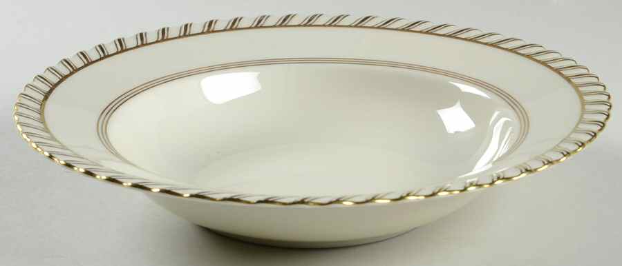 La Princesse (Cream Background) Rim Soup Bowl by Franconia-Krautheim & Adelburg-1