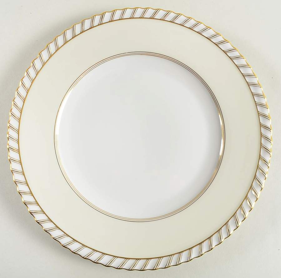 La Princesse (Cream Background) Dinner Plate by Franconia-Krautheim & Adelburg-1