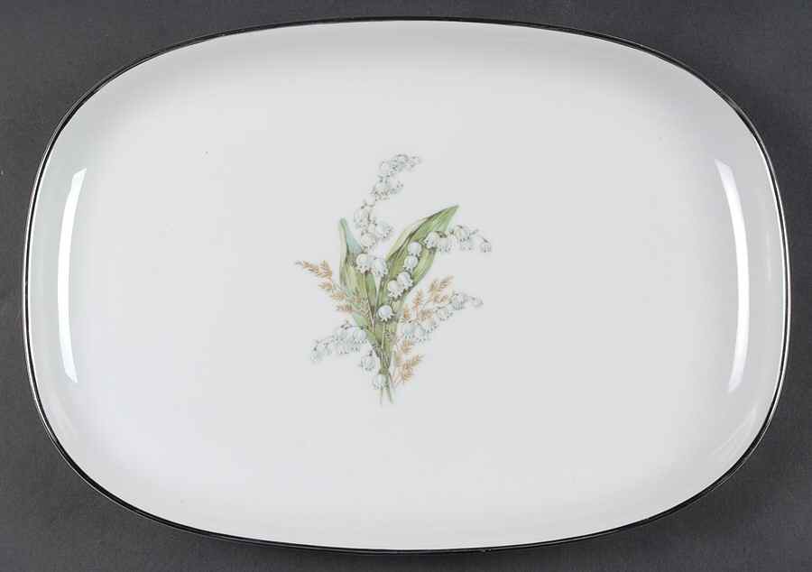Lily 13" Oval Serving Platter by Franconia-Krautheim & Adelburg-1