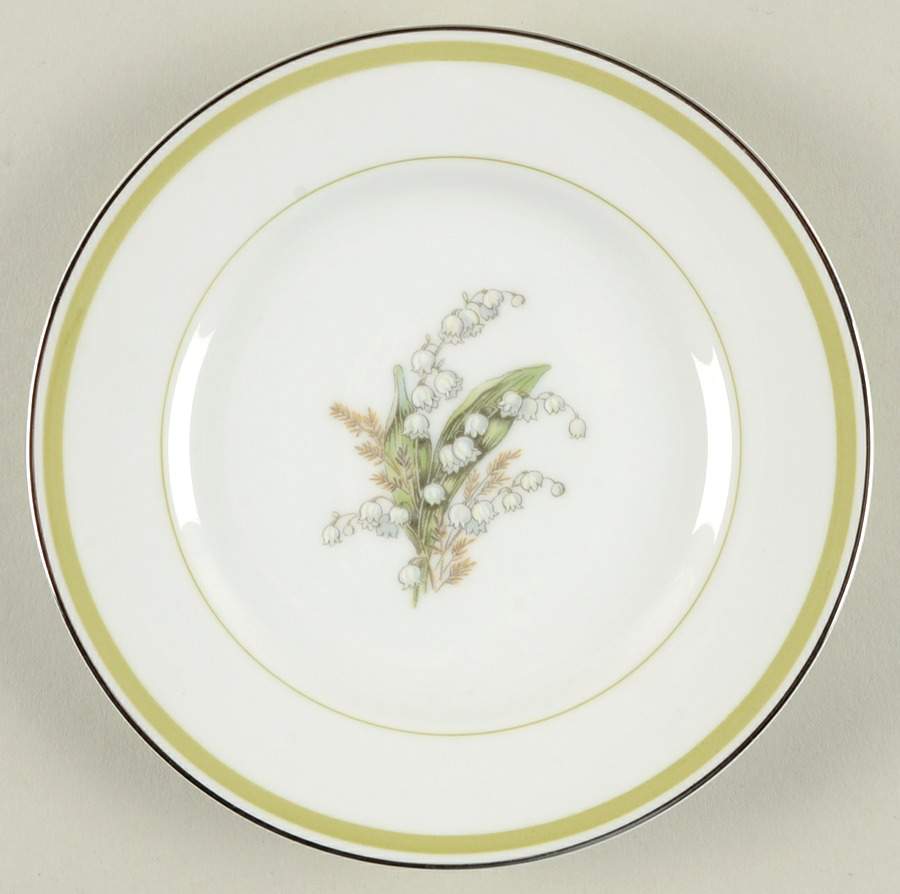 Lily of The Valley Bread & Butter Plate by Franconia-Krautheim & Adelburg-1
