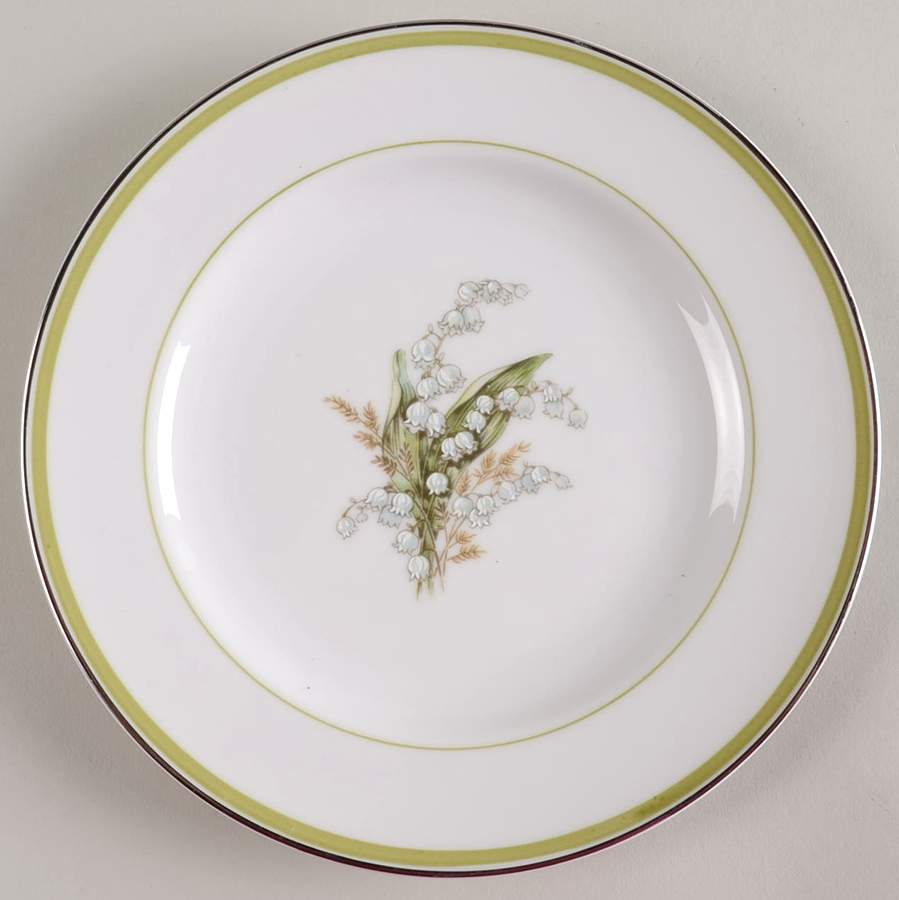 Lily of The Valley Salad Plate by Franconia-Krautheim & Adelburg-1
