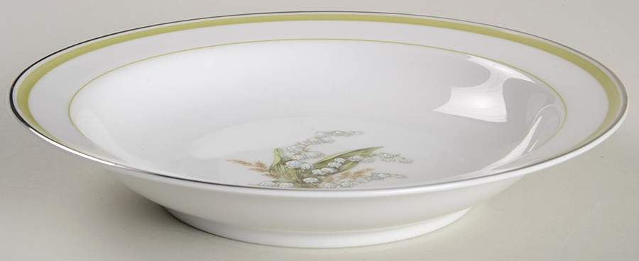 Lily of The Valley Rim Soup Bowl by Franconia-Krautheim & Adelburg-1