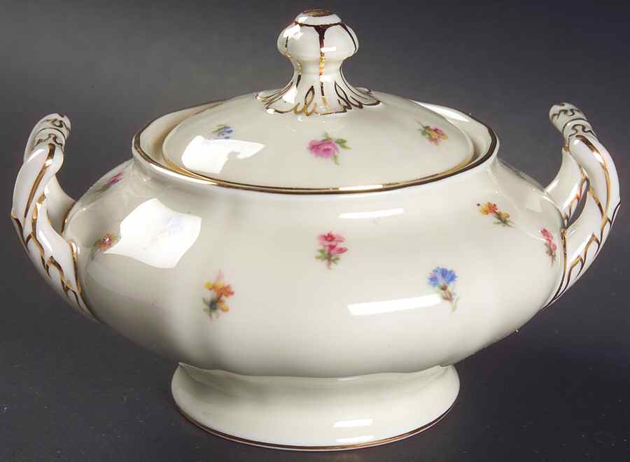 Louise Sugar Bowl & Lid by Franconia-Krautheim & Adelburg-1