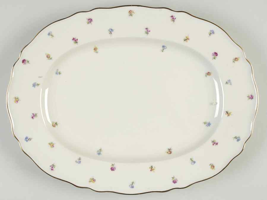 Louise 13" Oval Serving Platter by Franconia-Krautheim & Adelburg-1