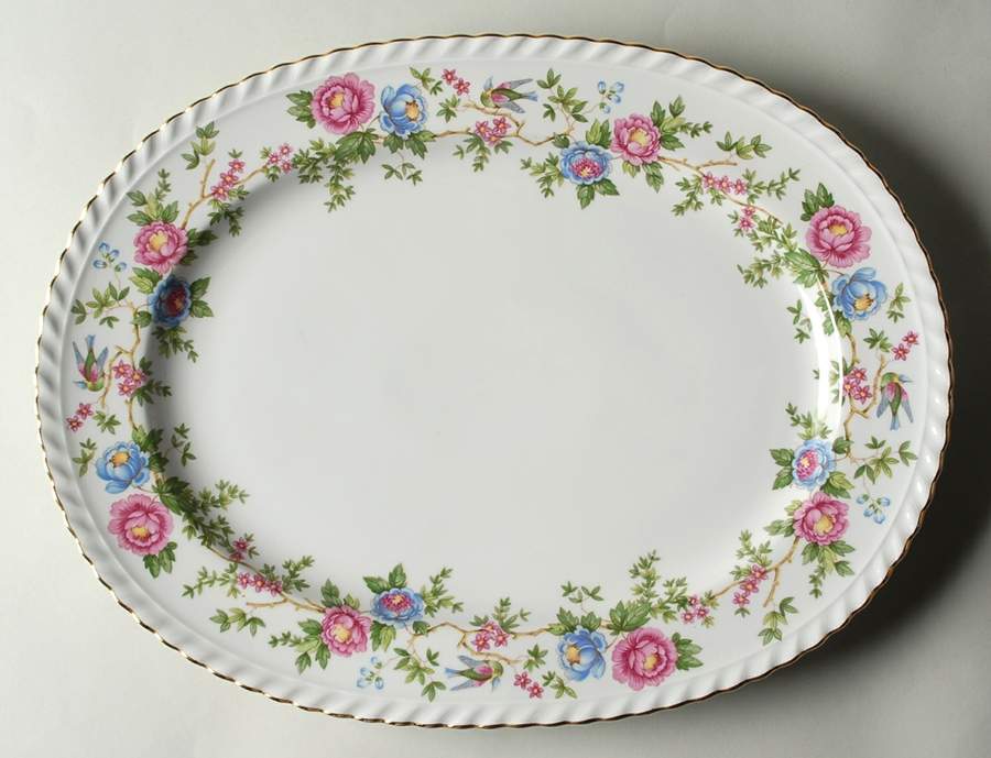 Mandarin 15" Oval Serving Platter by Franconia-Krautheim & Adelburg-1