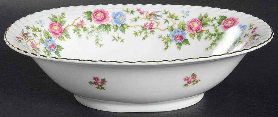 Mandarin 9" Oval Vegetable Bowl by Franconia-Krautheim & Adelburg-1