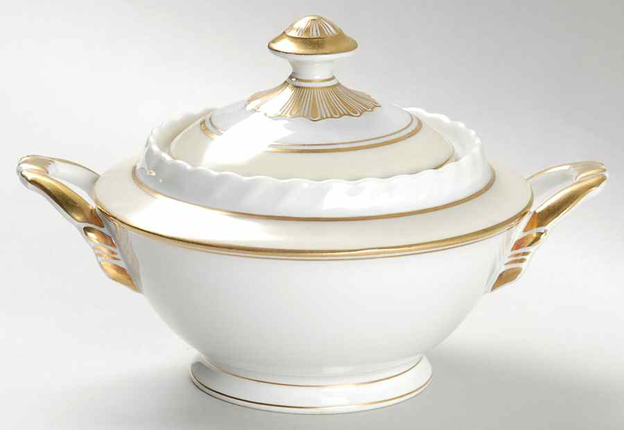 Marguerite Sugar Bowl & Lid by Franconia-Krautheim & Adelburg-1