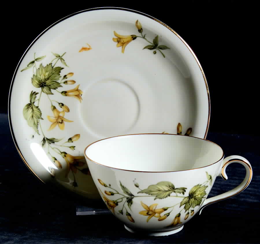 Maybelle Flat Cup & Saucer Set by Franconia-Krautheim & Adelburg-1