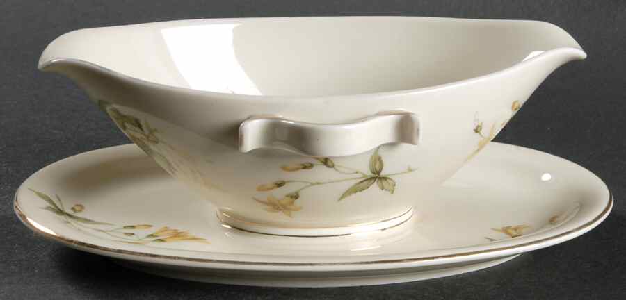 Maybelle Gravy Boat with Attached Underplate by Franconia-Krautheim & Adelburg-1